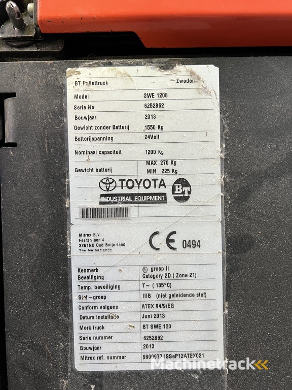 SWE 120 S - Atex Mitrex EX 2D / Zone 21 !! NEW battery !!