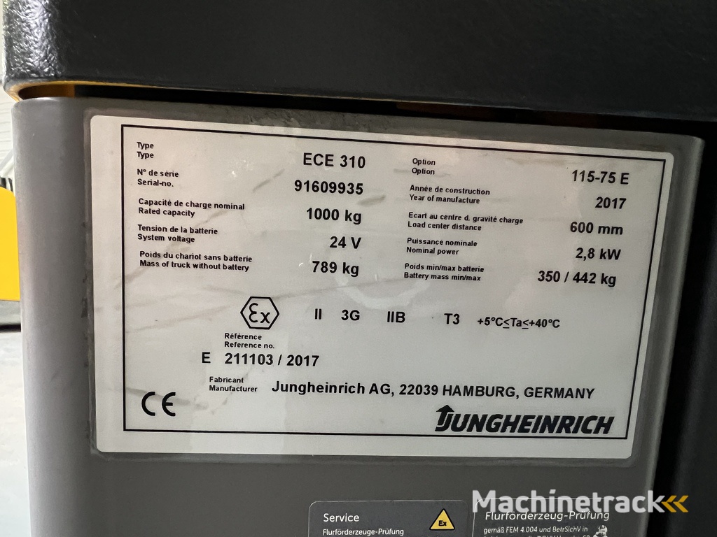 ECE 310 - Atex EX 3G / Zone 2  !! NEW battery !!