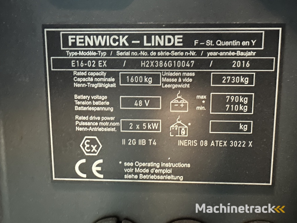 E 16 - 386 / 02 Evo - Atex Proplan EX 2G / Zone 1 * Triplex FFL !! NEW battery !!