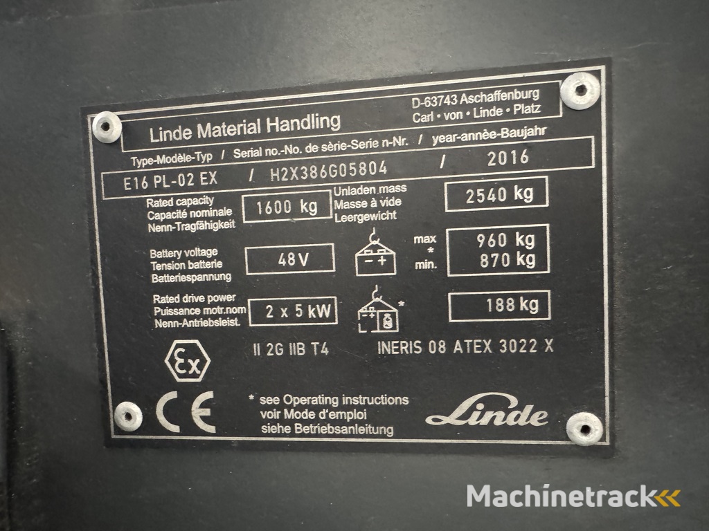 E 16 PL - 386 / 02 Evo - Atex EX Proplan 2G / Zone 1 !! NEW battery !!