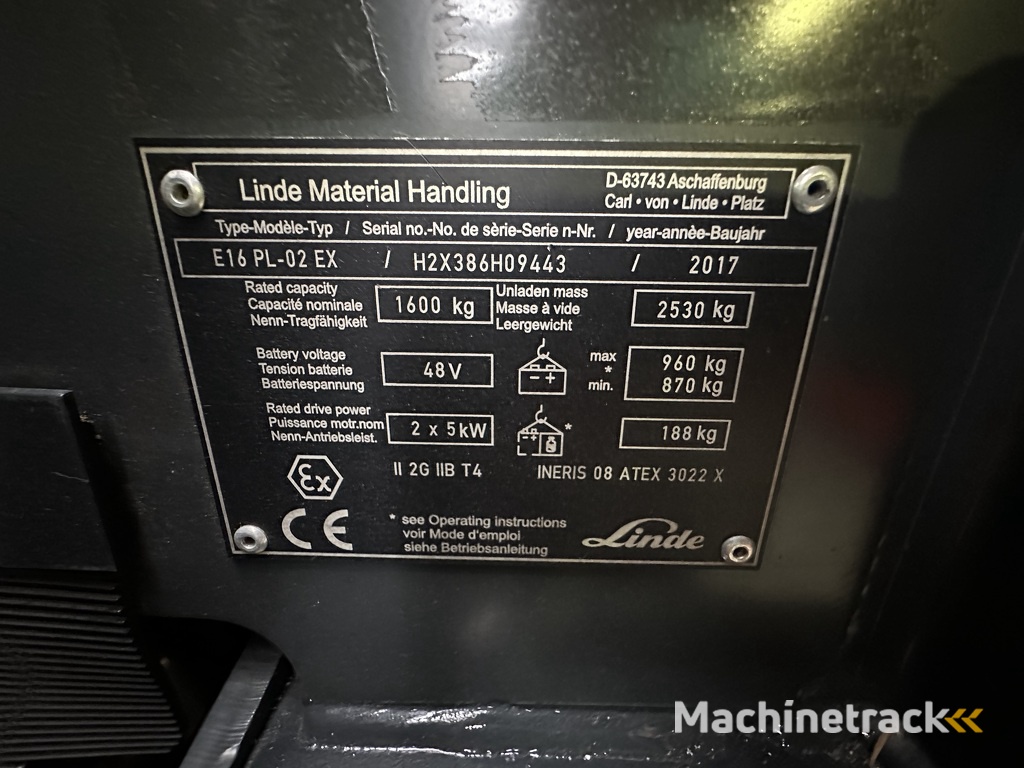 E 16 PL - 386 / 02 Evo - Atex EX Proplan 2G / Zone 1 !! NEW battery !!