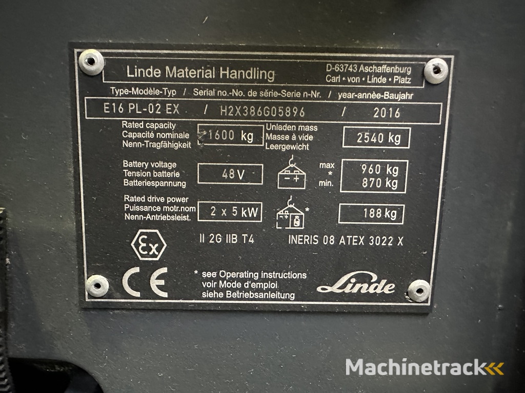 E 16 PL - 386 / 02 Evo - Atex EX Proplan 2G / Zone 1 !! NEW battery !!