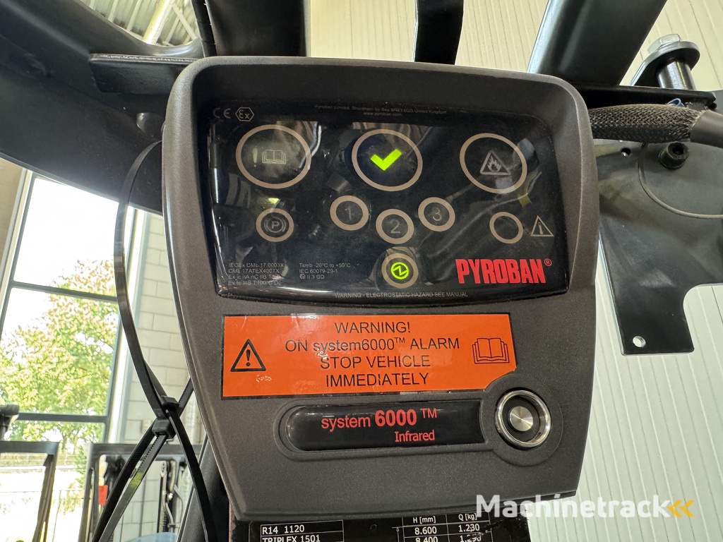 R 14 - 01 ( 1120 ) * Atex Pyroban EX 3G / Zone 2 * Triplex FFL  !! NEW battery !!