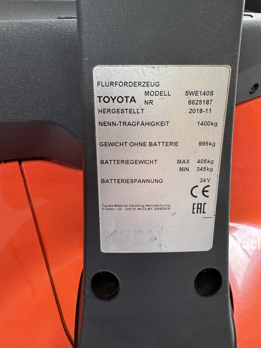 SWE 140 S - with PALLETCHANGER !!