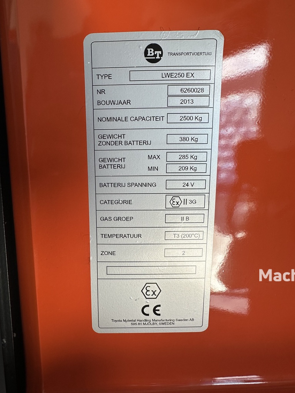 SWE 120 * DEMO !! Atex Pyroban EX 3G / Zone 2 !! NEW battery !!