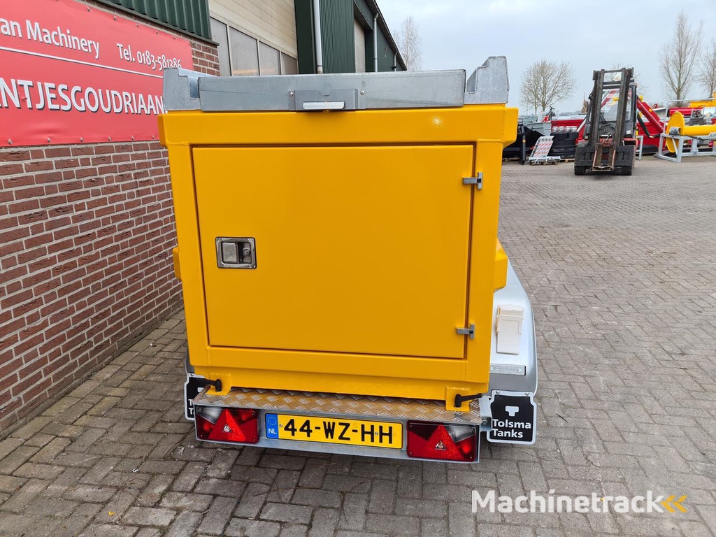 Tankwagen snelverkeer tandemas