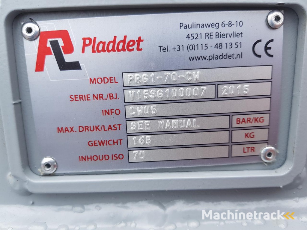 Pladdet Sloop-sorteergrijper  type PRG1