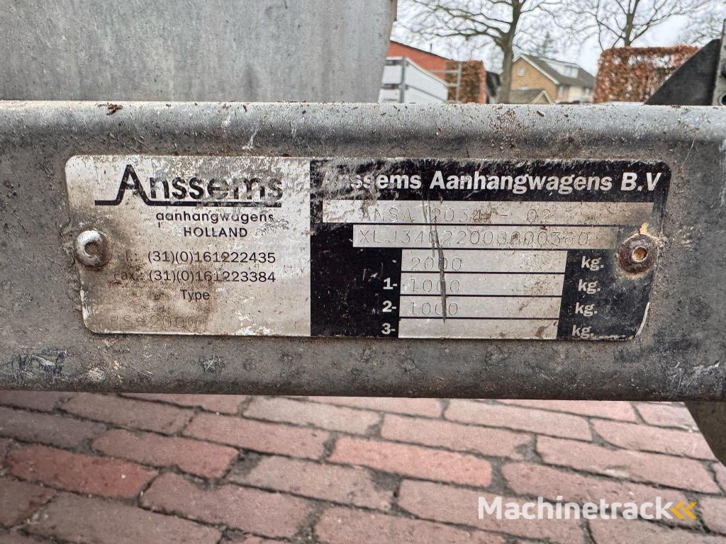 Anssems PSX 2000kg 280x150cm WZ-80-GS