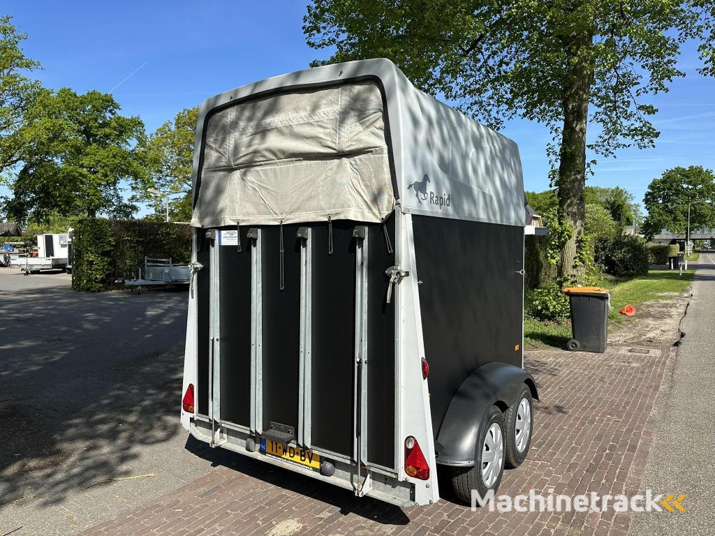 Humbaur Rapid 2 paards trailer