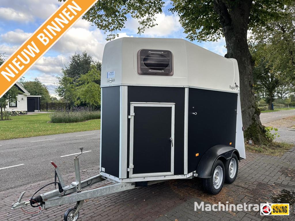 Humbaur Rapid 2 paards trailer zadelkamer