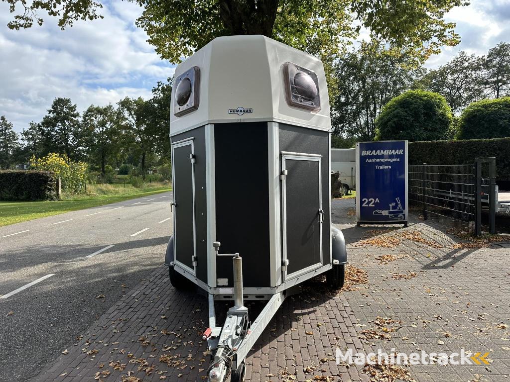 Humbaur Rapid 2 paards trailer zadelkamer