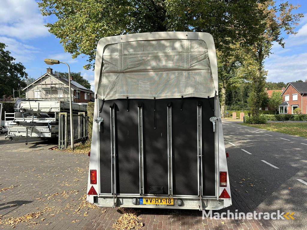 Humbaur Rapid 2 paards trailer zadelkamer