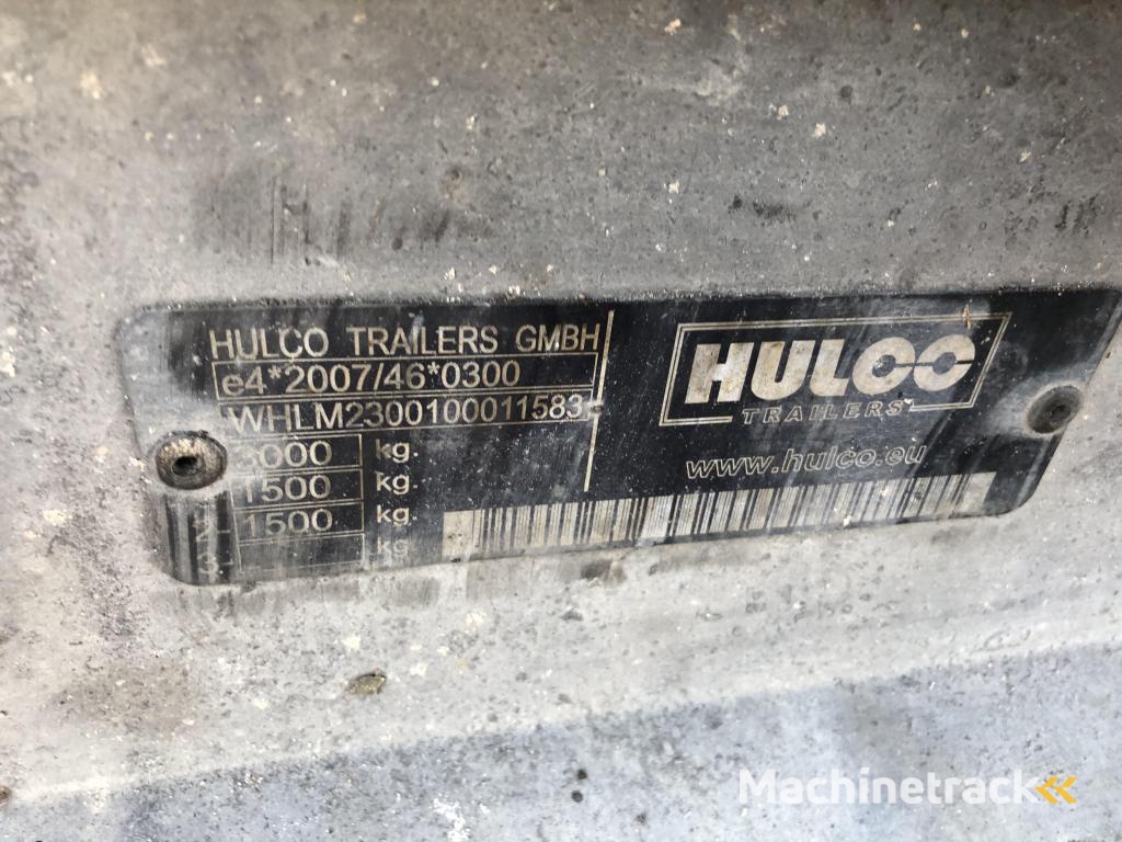 Hulco Medax-2 plateauwagen tandemasser