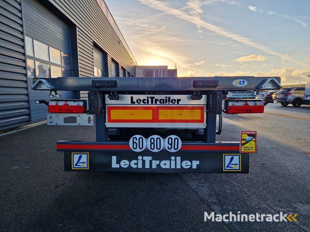 Lecitrailer PLATEAU TWISTLOCKS