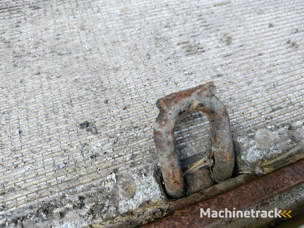 Semi dieplader met huif 3 asser, aluminium vloer, 2005