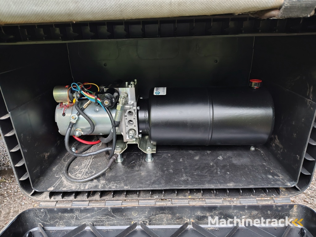 MEGA OPLEGGER DIEPLADER MET VOUWKLEP, OPRIJKLEP, GESLOTEN!!!