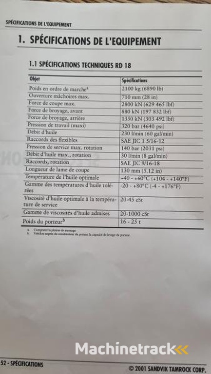 Rammer RD18-pour-pelle-20-à-30-tonnes