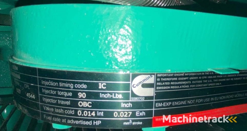 Cummins C1100D5B - 1.100 kVA Open Generator - DPX-18531-O