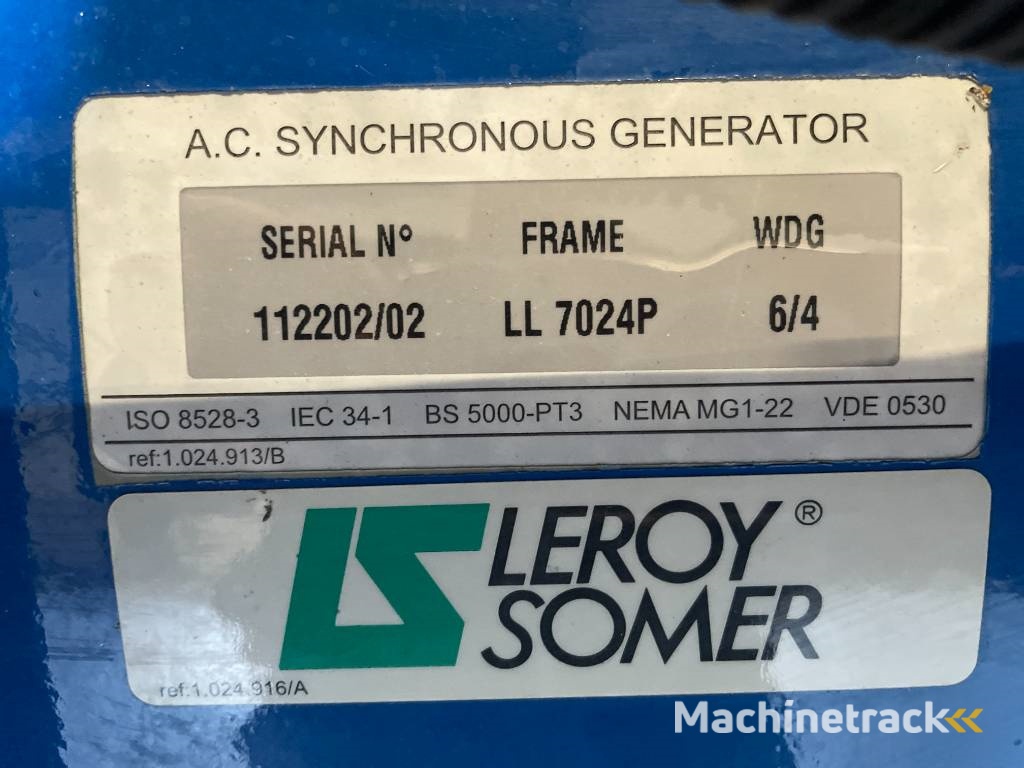 FG Wilson P800 - 880kVA used Genset - DPX-12645