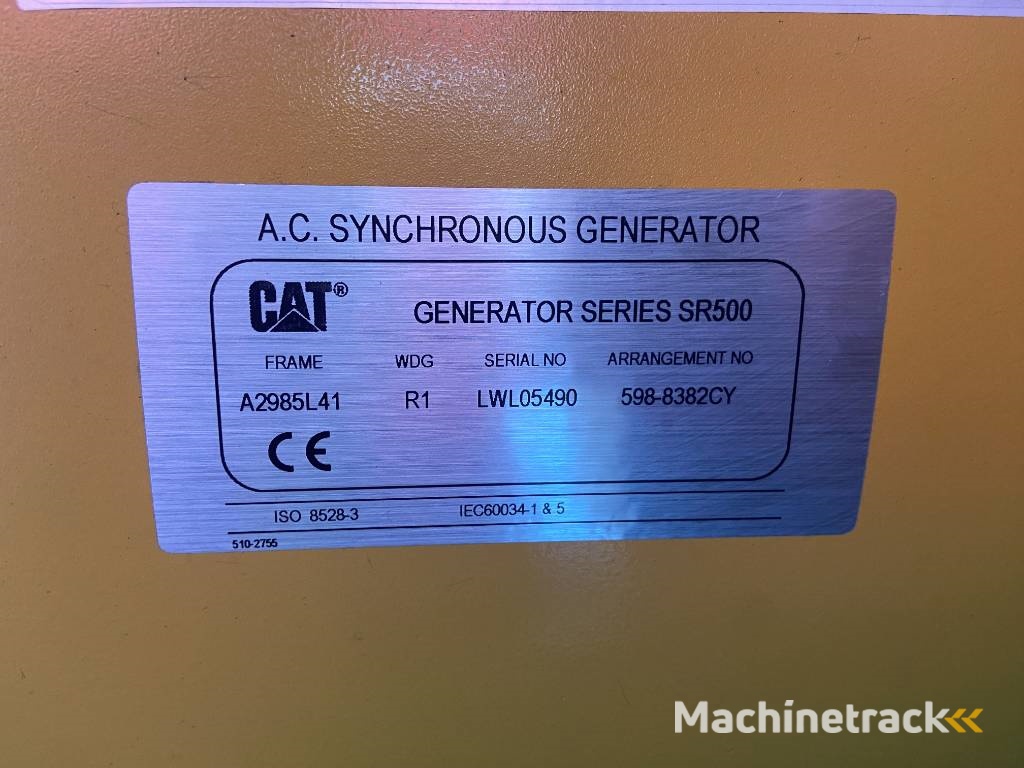 CAT DE550GC - 550 kVA Stand-by Generator - DPX-18221