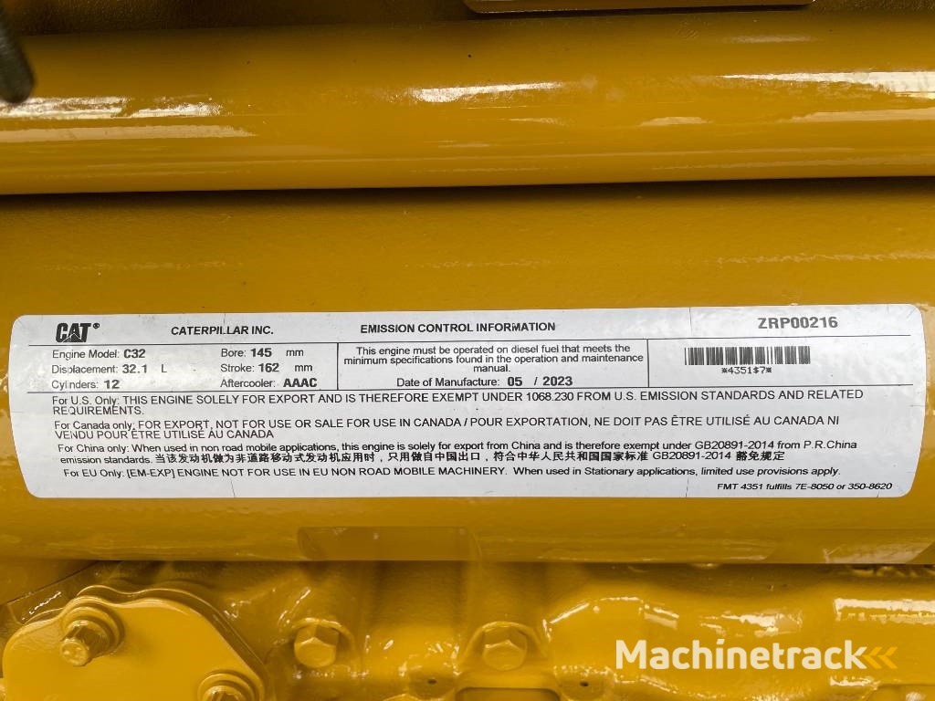 CAT DE1250GC - 1.250 kVA Standby Generator - DPX-18226