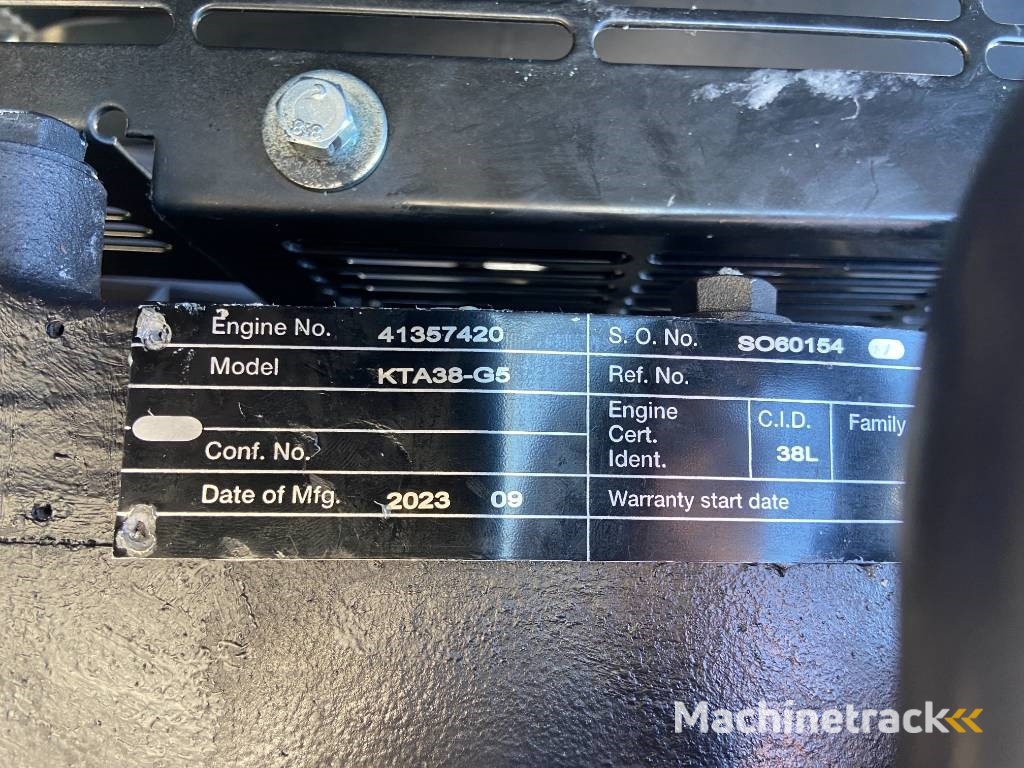 Cummins KTA38-G5 - 1.100 kVA Generator - DPX-18814