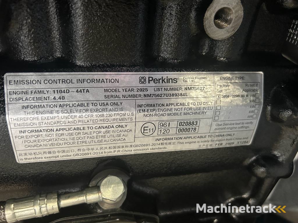 Perkins 1104D-44TA - Diesel Engine - New - DPX-25088