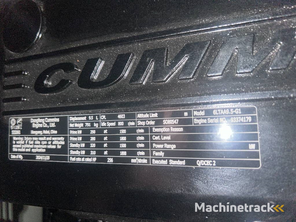 Cummins 6LTAA9.5-G1 - 360 kVA Generator - DPX-19843