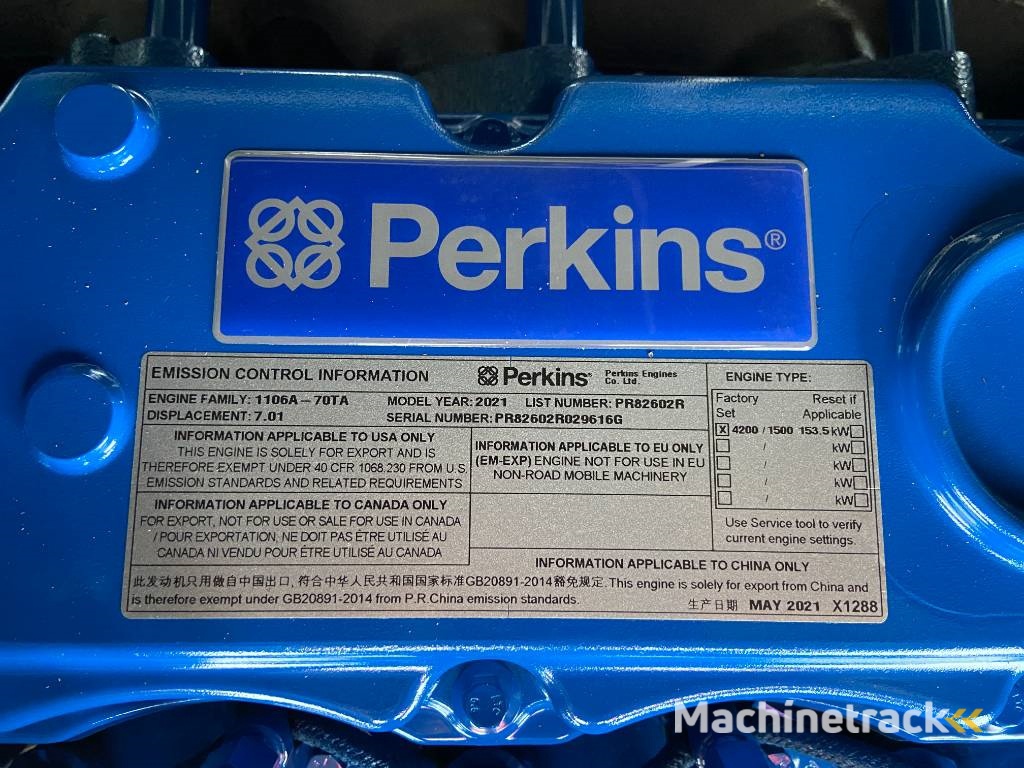 FG Wilson P165-5 - 165 kVA Genset - DPX-16010