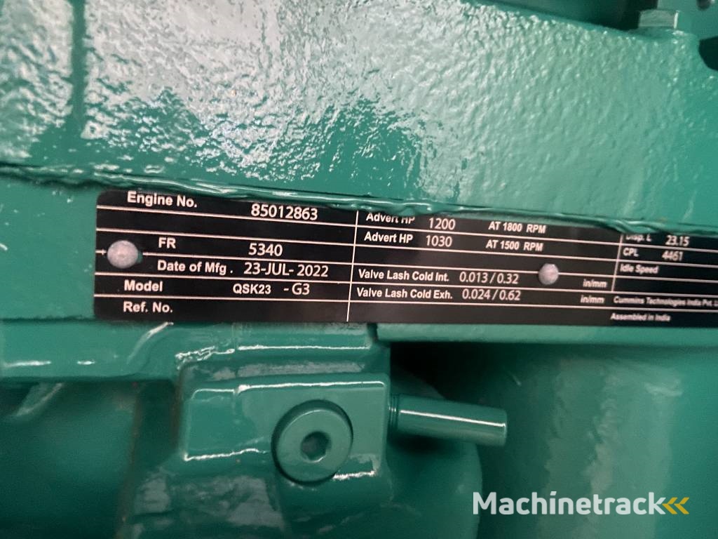 Cummins C900D5 - 900 kVA Open Genset - DPX-18527-O