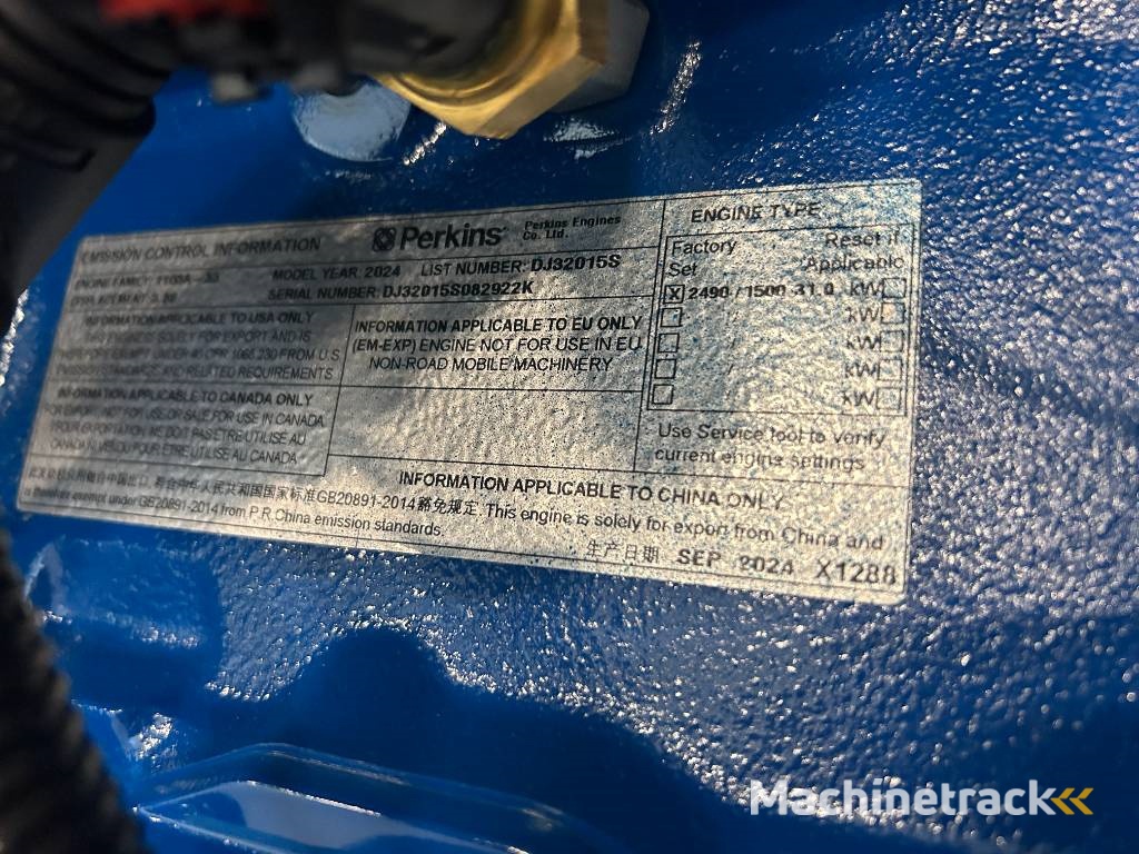 FG Wilson P33-3 - 33 kVA Open Genset - DPX-16003-O