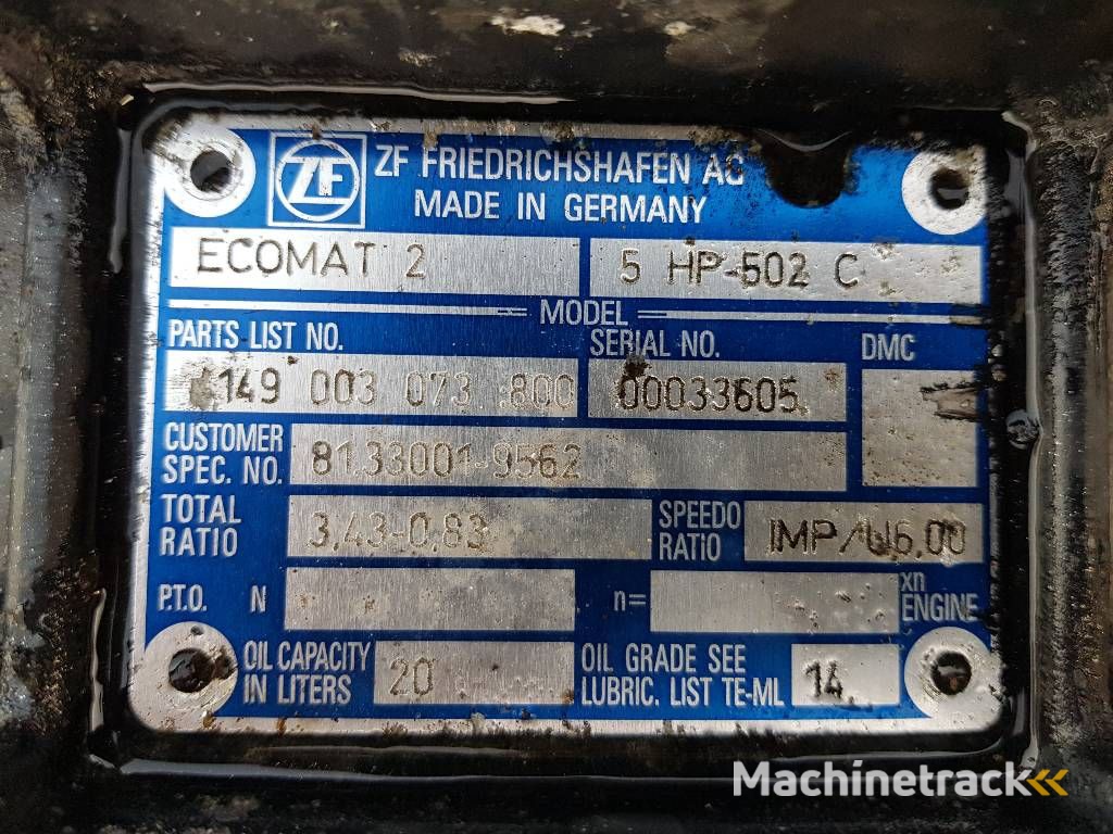 ZF Ecomat 2 5HP-502C