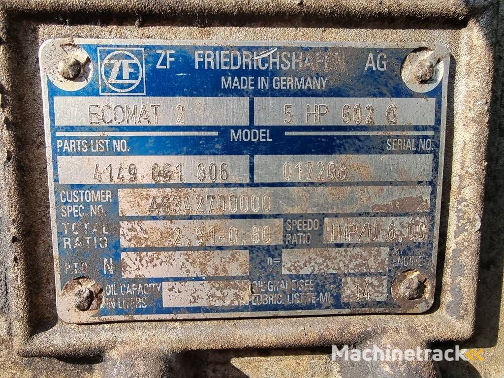 ZF Ecomat 2 5 HP 602C