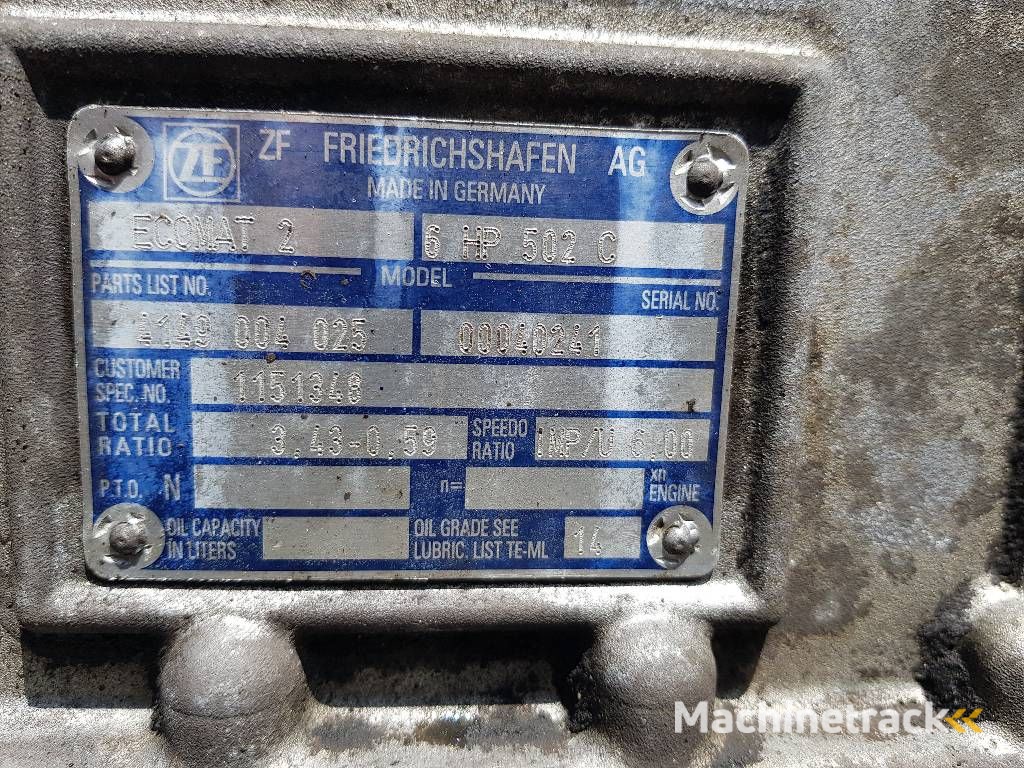 ZF Ecomat 2 6HP502C