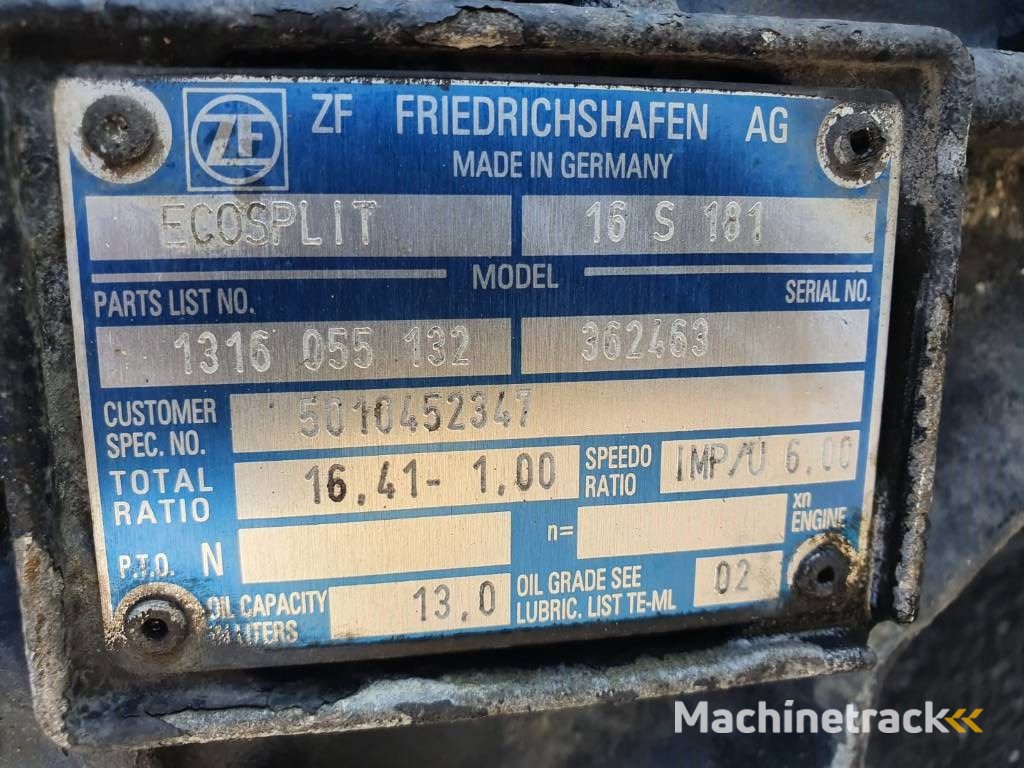 ZF ECOSPLIT 16 S 181