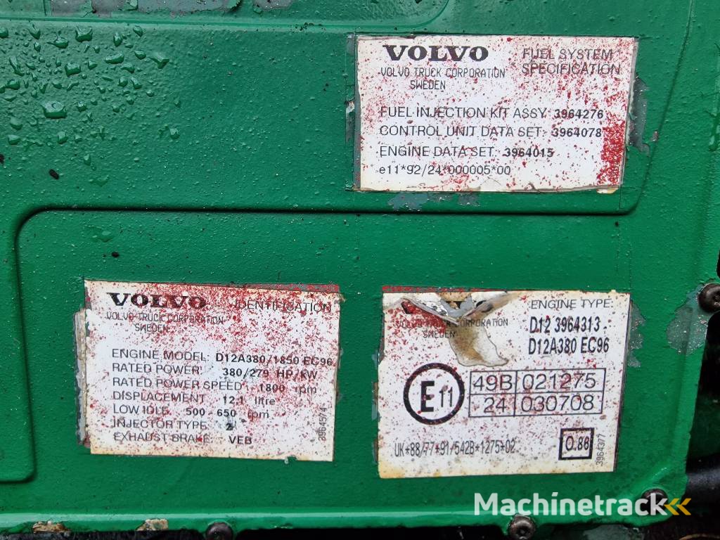 Volvo D12A380/1850 EC96
