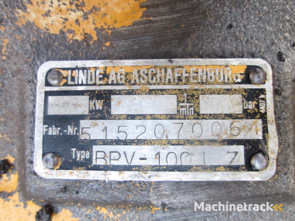 Linde  BPV100 LZ hydraulic pump