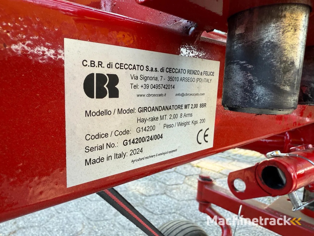 CBR Ceccato cirkelhark 2 meter