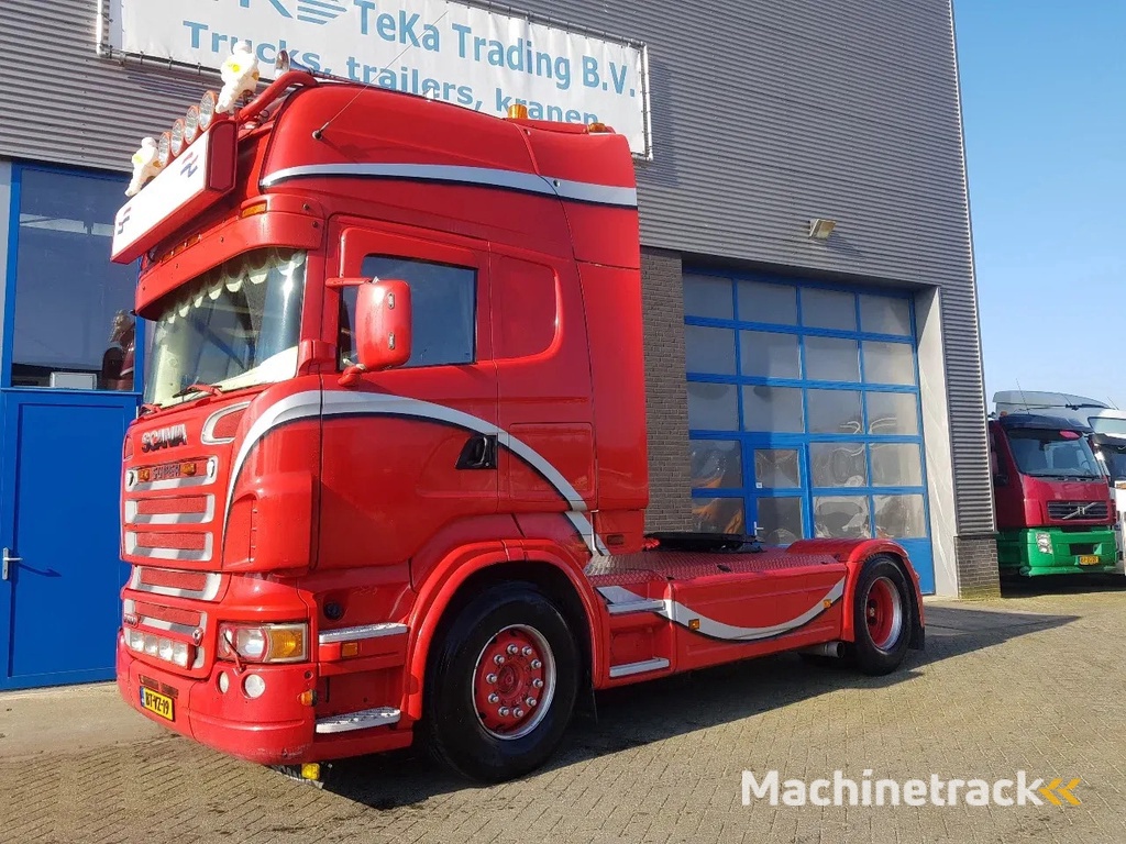 Scania R500 V8 Showtruck Open uitlaat Standairco Retarder