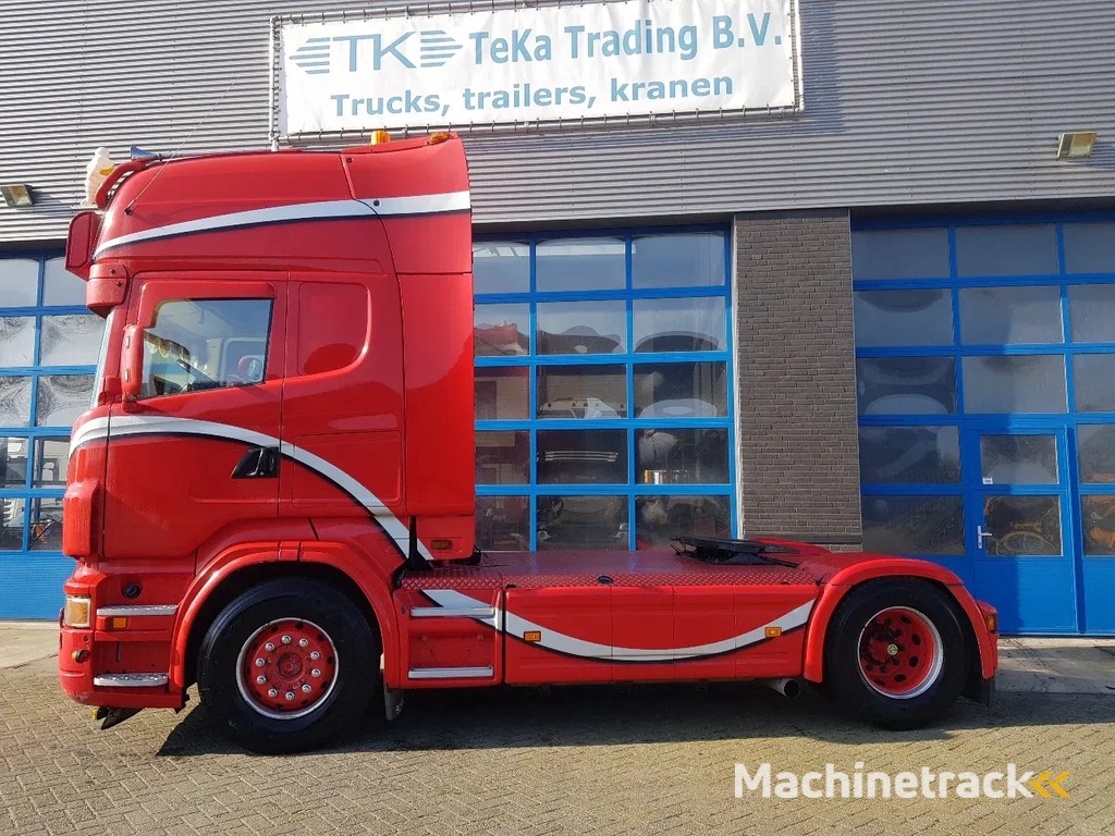 Scania R500 V8 Showtruck Open uitlaat Standairco Retarder