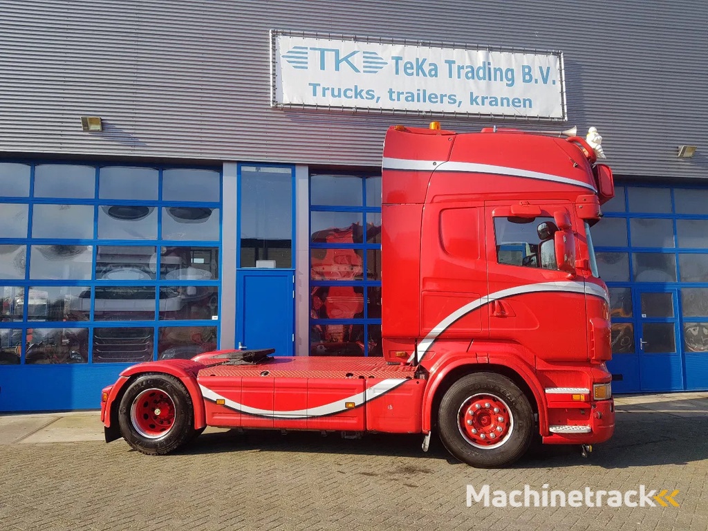 Scania R500 V8 Showtruck Open uitlaat Standairco Retarder