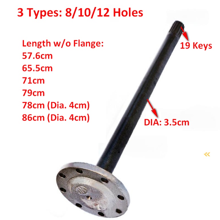 China Loader Half Shaft