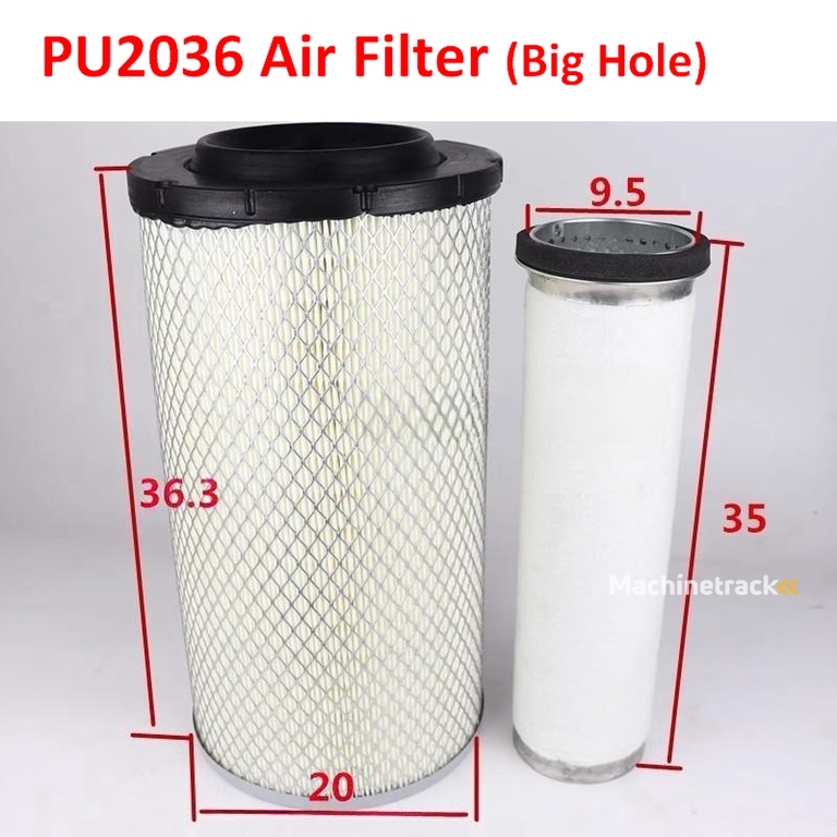 Luchtfilter voor de Chinese wiellader