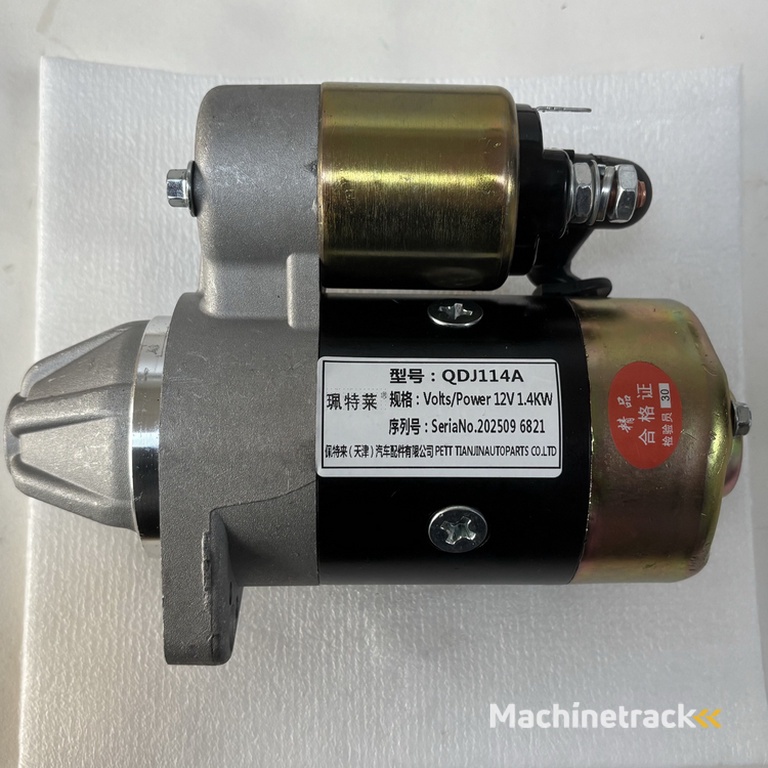 Elektrische starter QDJ114A voor wielladers