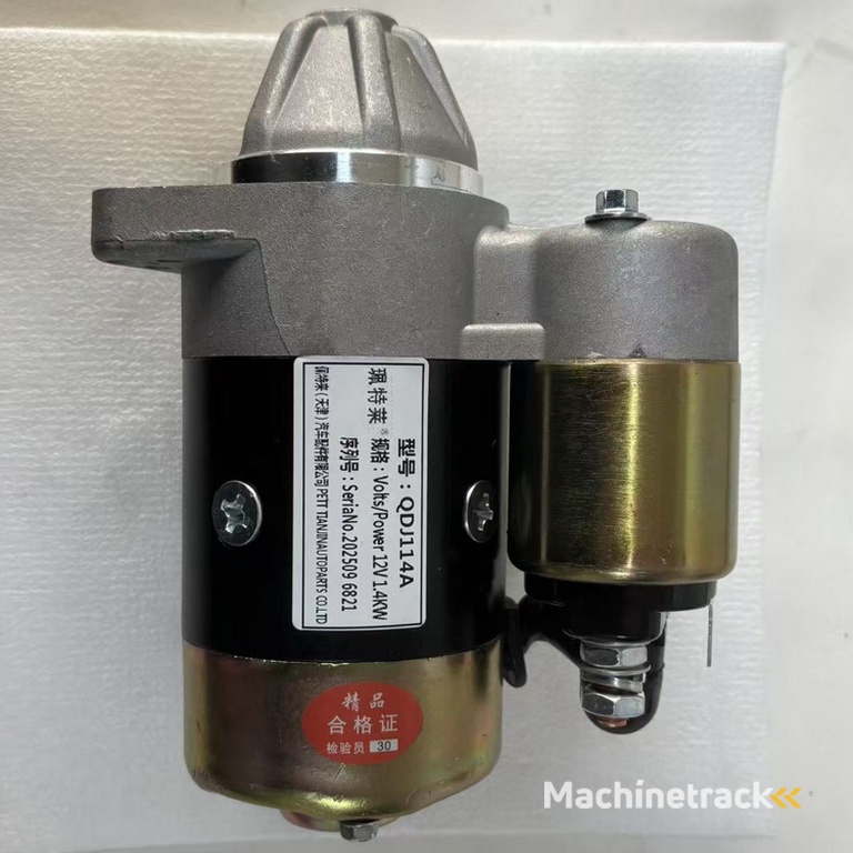 Elektrische starter QDJ114A voor wielladers