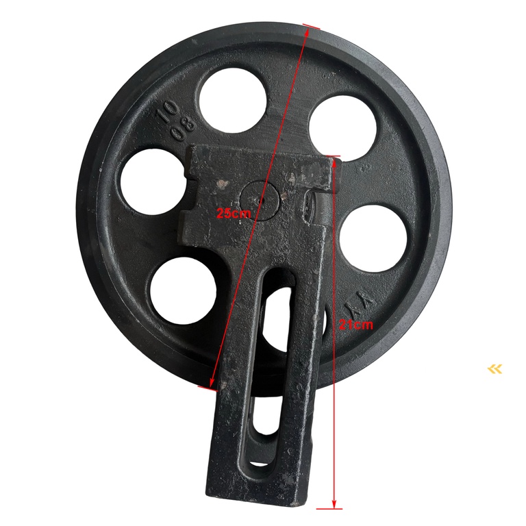 Geleidewiel voor Rippa minigraafmachine