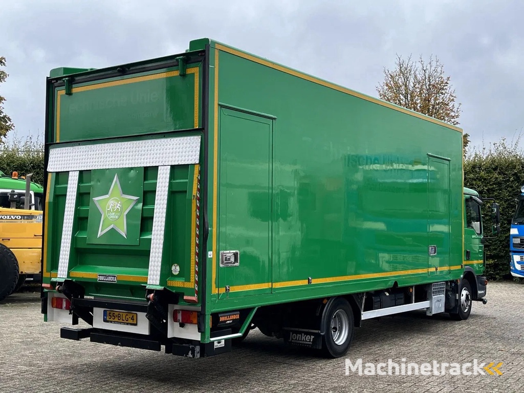 MAN TGL 10.180 / Only 179.995 KM !!! / 2 x Zijdeur !! / Laadklep LBW / Clima / Euro6 / NL Truck