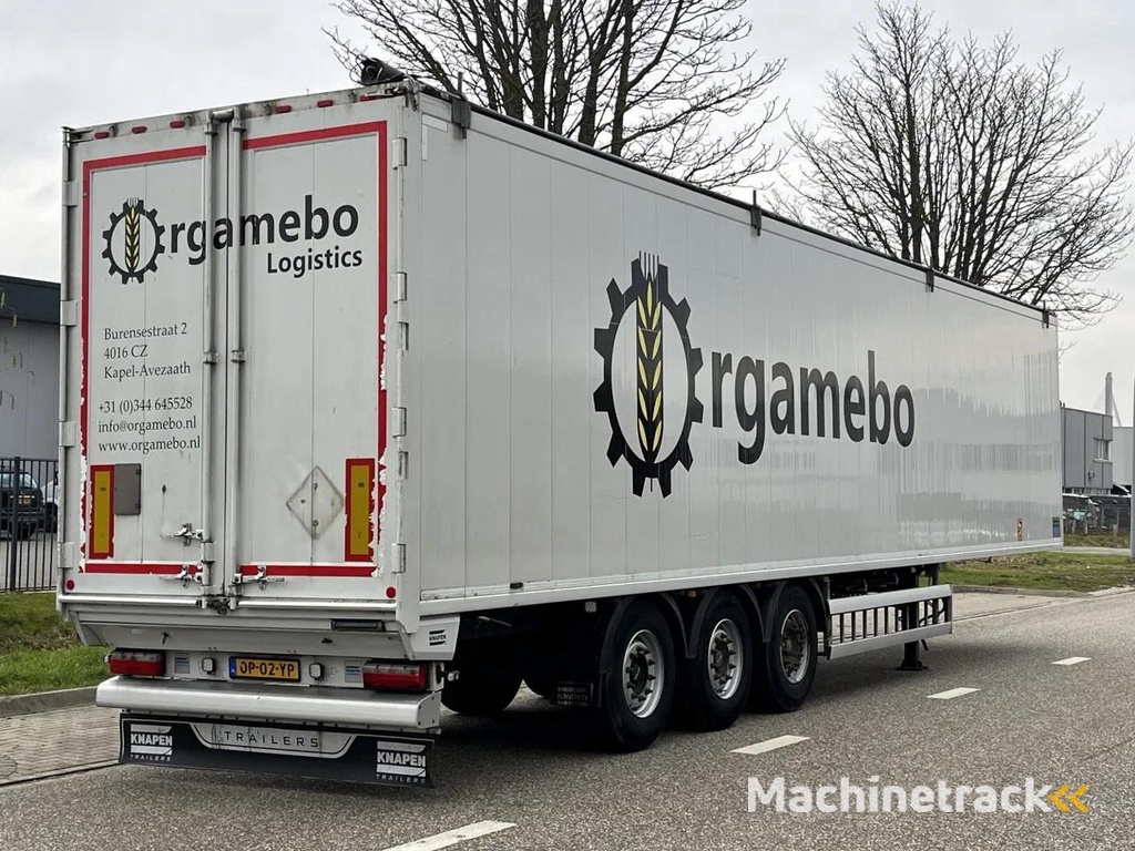 Knapen Trailers K100 92m3 / Liftas / Discbrakes / 6mm Cargofloor / Remote / NL Trailer HT1033