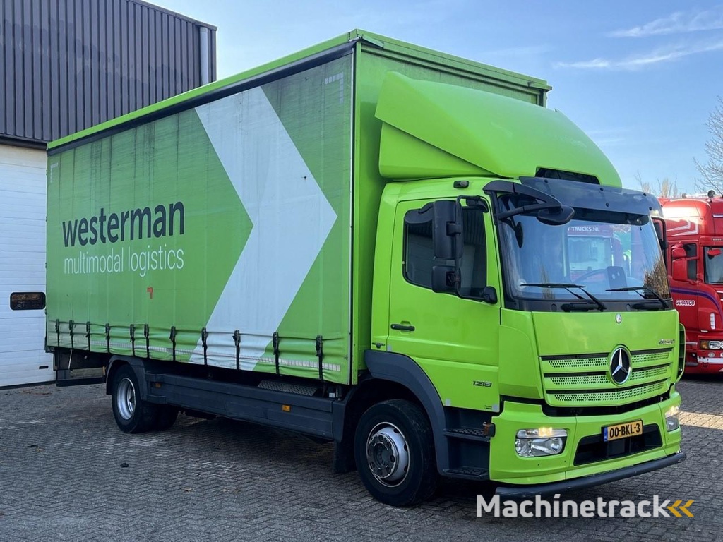 Mercedes-Benz Atego 1218 Schuifzeilen / 280 hoog / 2018 / Euro6 / Airco / NL Truck / Zero emission zone toegestaan HT1187