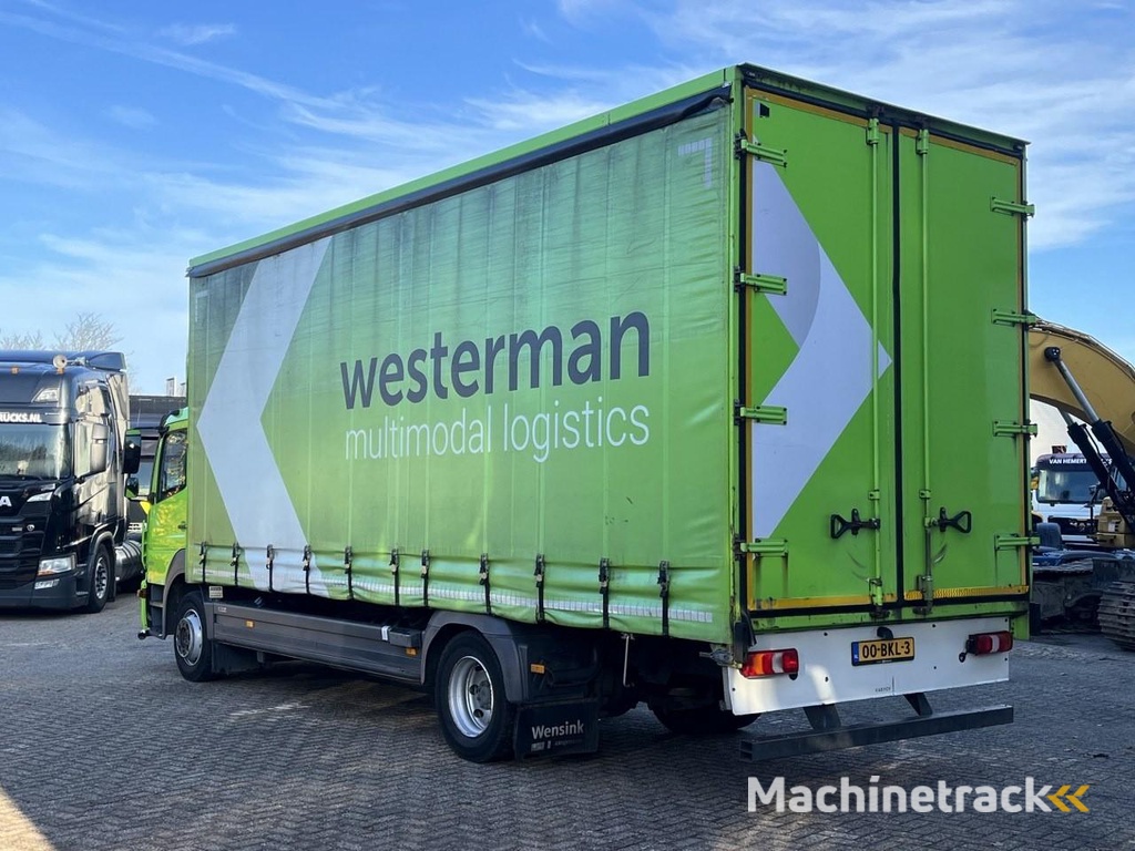 Mercedes-Benz Atego 1218 Schuifzeilen / 280 hoog / 2018 / Euro6 / Airco / NL Truck / Zero emission zone toegestaan HT1187